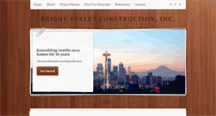 Desktop Screenshot of brightstreetconstruction.com